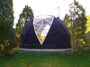 Biodome Annorlunda kupolformad bastu
